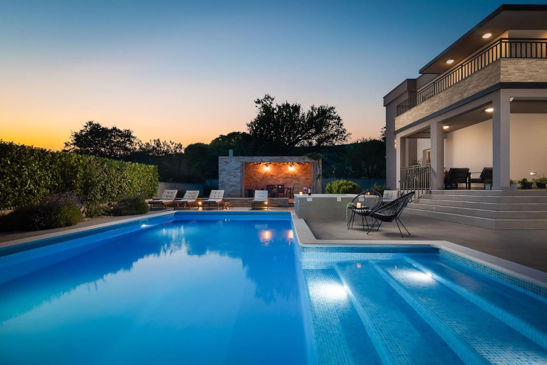 Villa Dali - Luxury Holiday House In Relaxing Area Sicane Zewnętrze zdjęcie